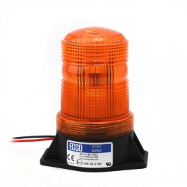 Výstražný LED maják, 2-bodový úchyt, 12-80V, oranžový 6262-A
