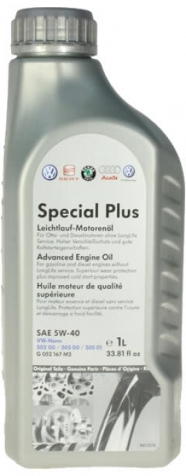 Originál VW olej 5W-40 Special Plus 1L - G052167M2