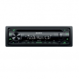 Autorádio SONY, 1 DIN s CD, AUX, USB, zelené CDXG1302U.EUR