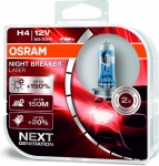 OSRAM H4 12V 55W NIGHT BREAKER LASER NG +150% ...