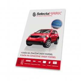 SelectaMark VKIT Leptacia sada na označovanie skiel vozidla