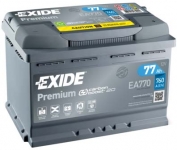 Štartovacia bateria EXIDE 77 Ah 
