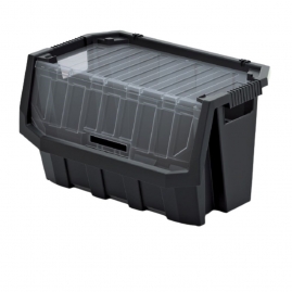 Plastový úložný box uzatvarateľný TRUCK MAX PLUS 396x380x282 čierny