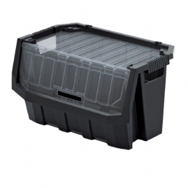 Plastový úložný box uzatvarateľný TRUCK MAX PLUS 580x380x342 čierny