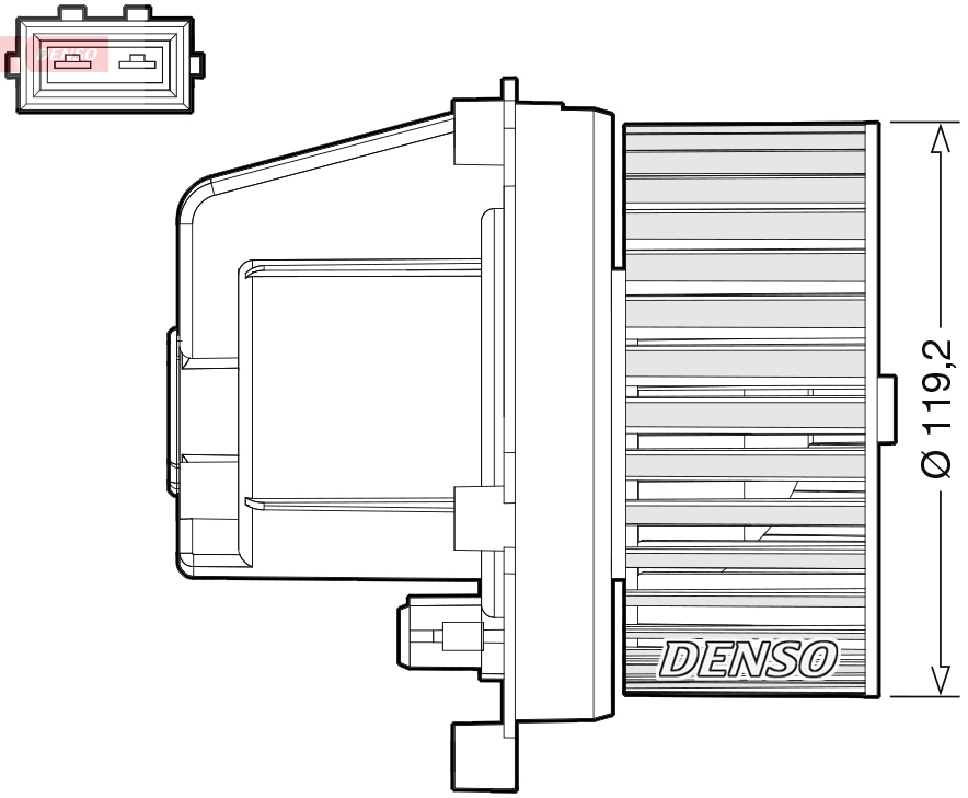 vnitřní ventilátor DENSO Europe B.V.