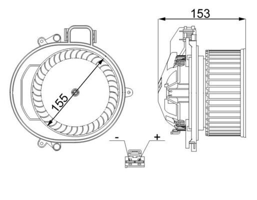 vnitřní ventilátor MAHLE Aftermarket GmbH